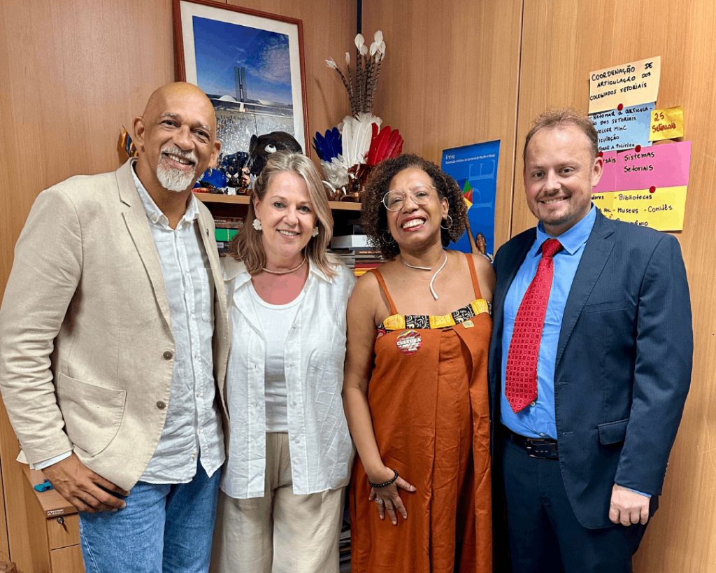 Vereadora Ciça Muller busca apoio do MinC para fortalecer cultura em Balneário Camboriú