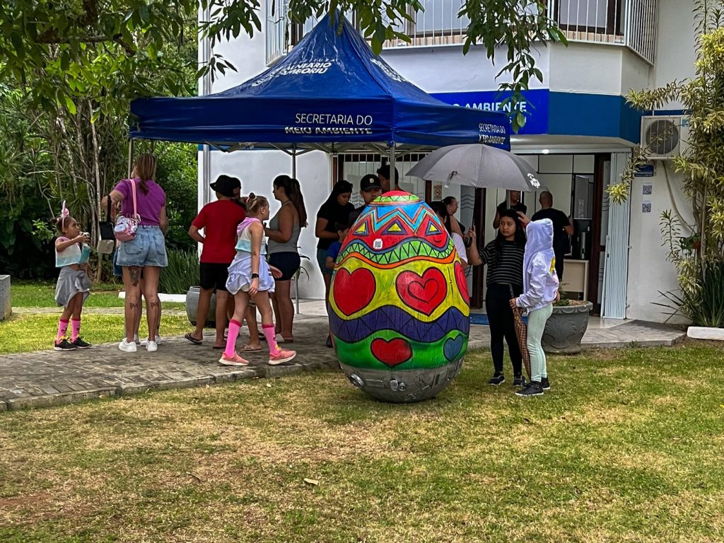 Ação de Páscoa leva mais de 3 mil pessoas ao Parque Raimundo Malta em BC