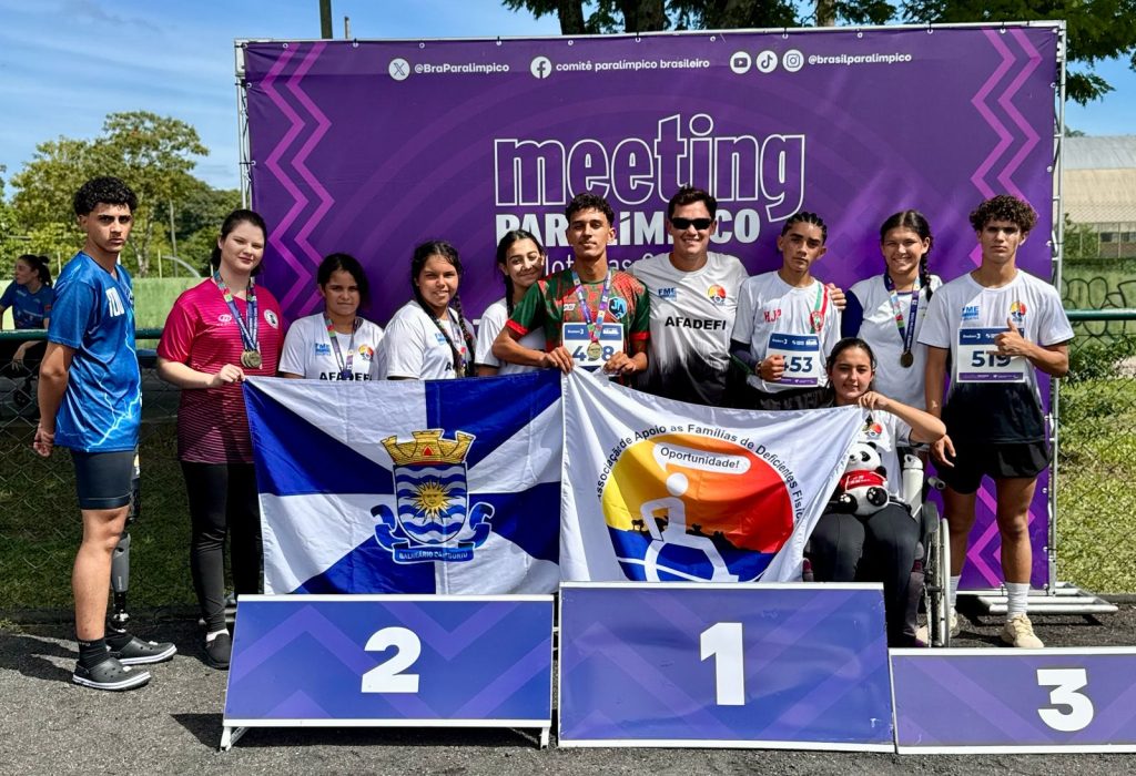 Atletas de Balneário Camboriú brilham no Meeting Paralímpico Escolar