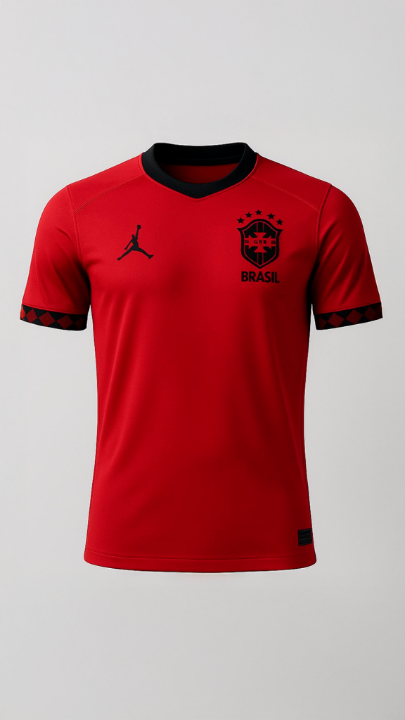 Brasil pode jogar de vermelho na Copa do Mundo de 2026