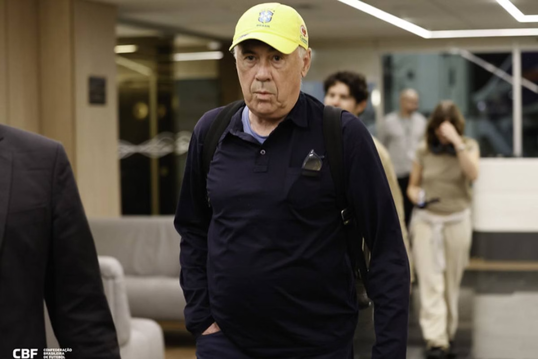 Ancelotti chega ao Rio e assume Seleção com festa, superprodução e autonomia total