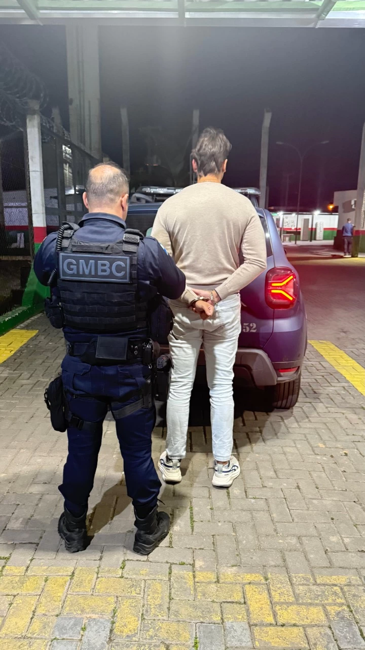 Foragido é preso pela Guarda Municipal de Balneário Camboriú