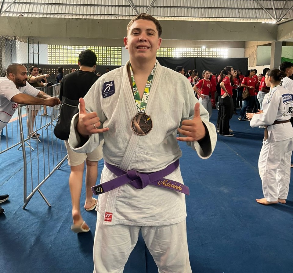 Atleta de Camboriú conquista medalha histórica no Campeonato Brasileiro de Judô