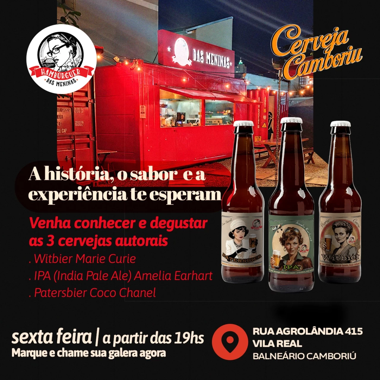 Foto: Divulgação/Hambúrguer Das Meninas