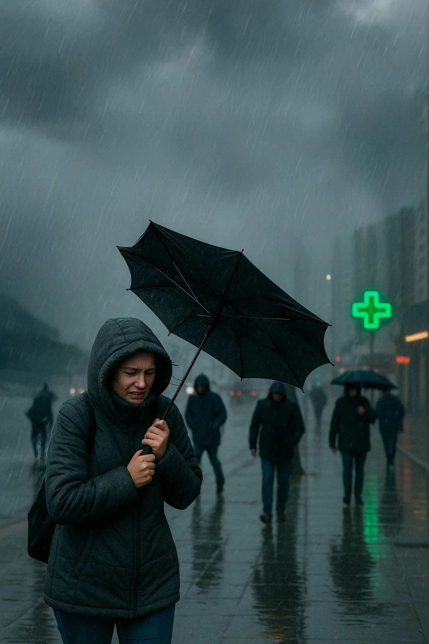 Previsão indica chuva, vento e muito frio em Camboriú e cidades vizinhas