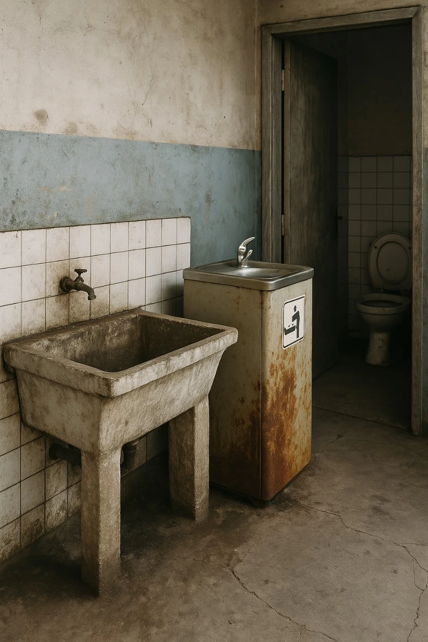 Santa Catarina tem 30 escolas sem banheiro e 66 sem água potável