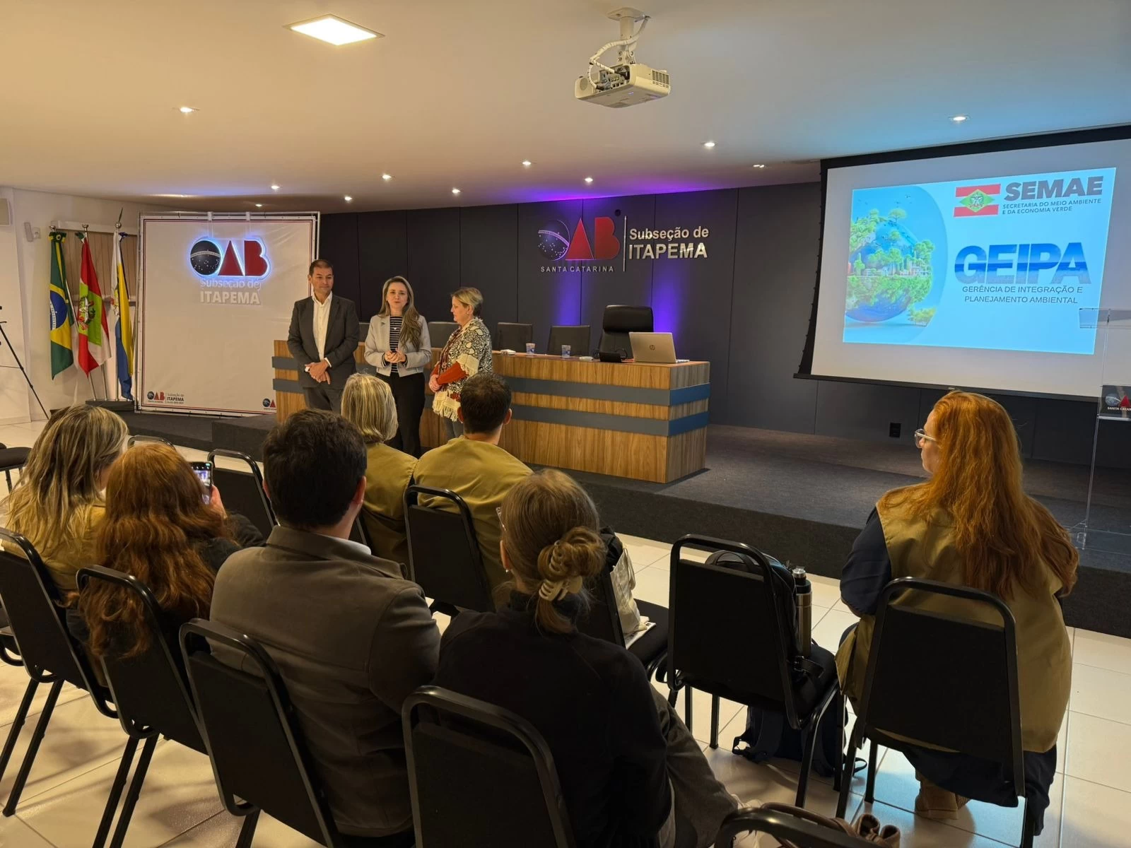 Semana do Meio Ambiente de Itapema inicia com palestra na OAB