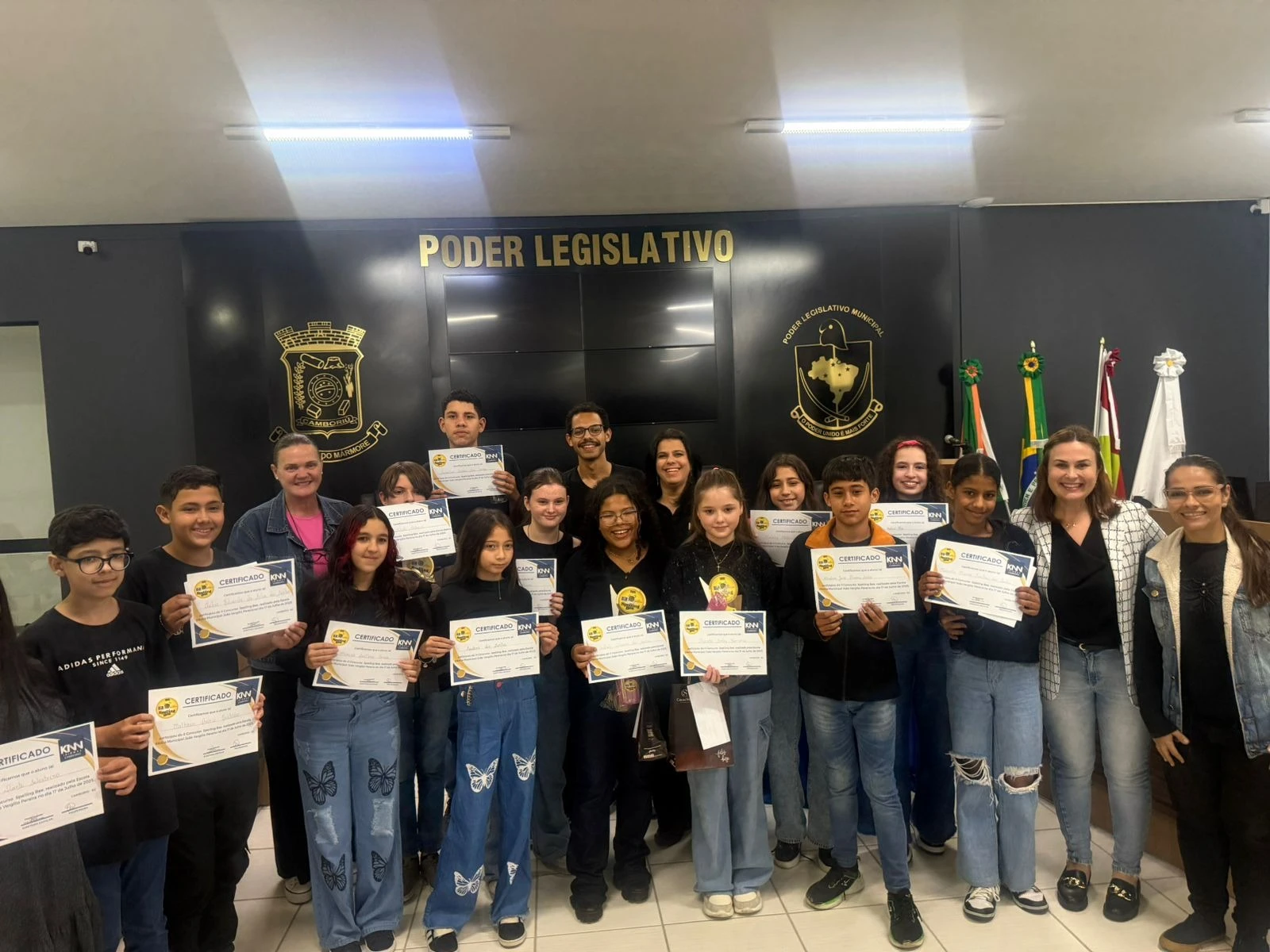 Camboriú premia alunos na final do João Vergílio Spelling Bee