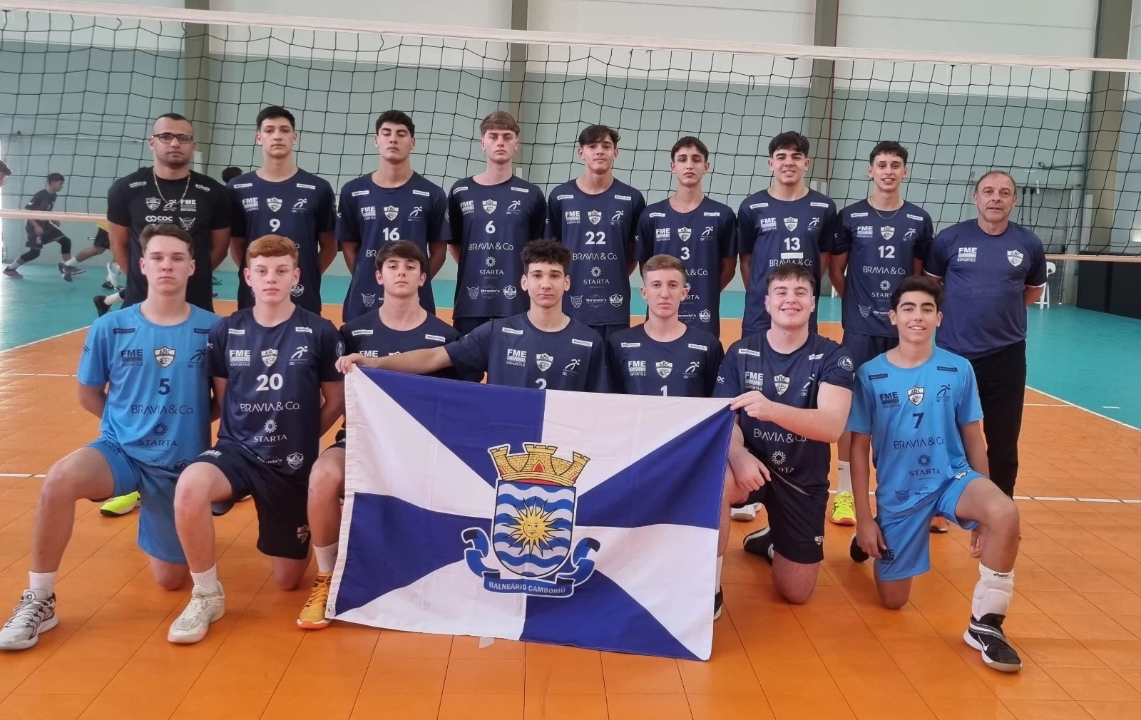 Balneário Camboriú disputa série ouro do estadual de vôlei sub-16