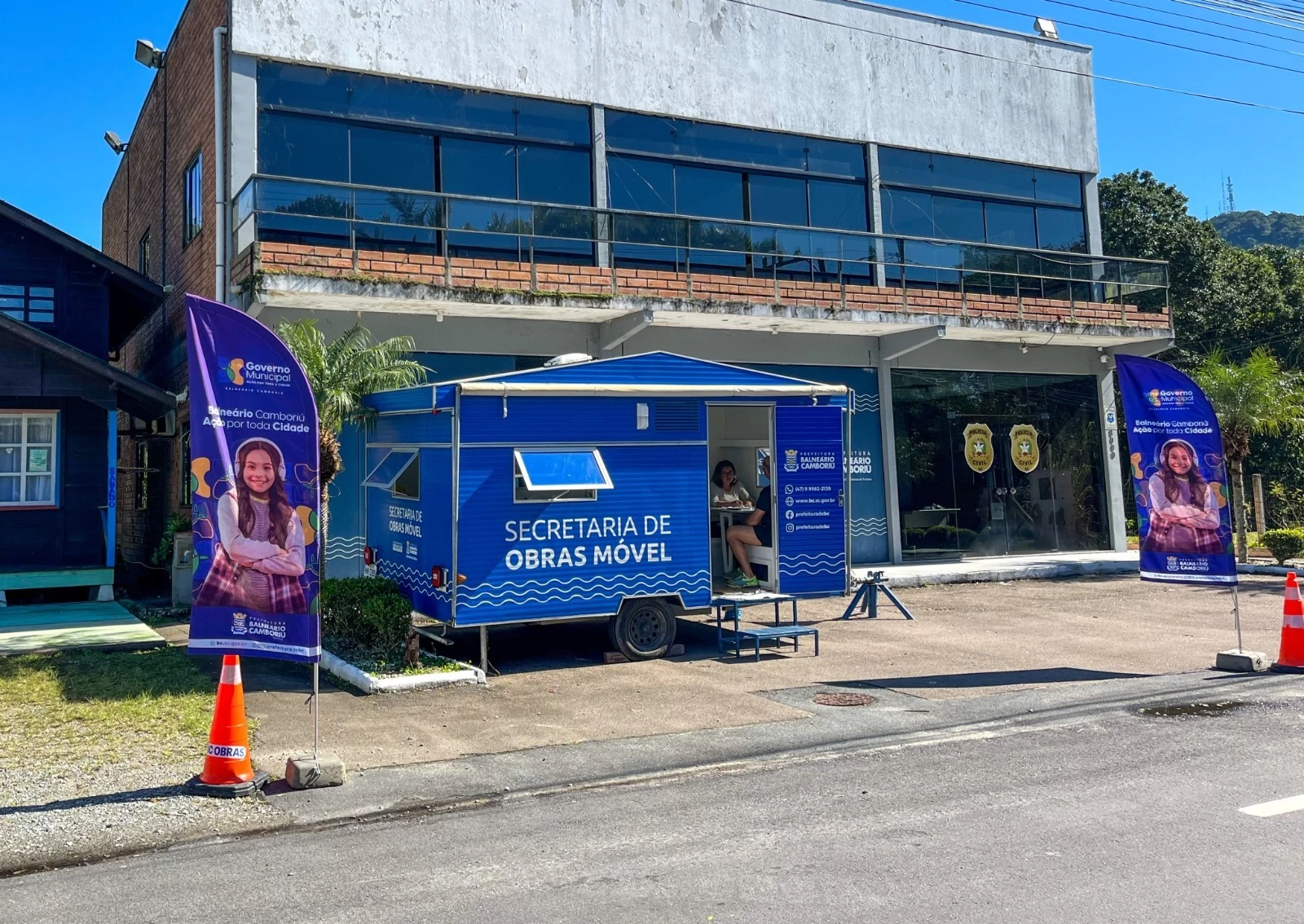 Secretaria de Obras Móvel gerou 47 ordens de serviço no Bairro Estaleiro, em Balneário Camboriú
