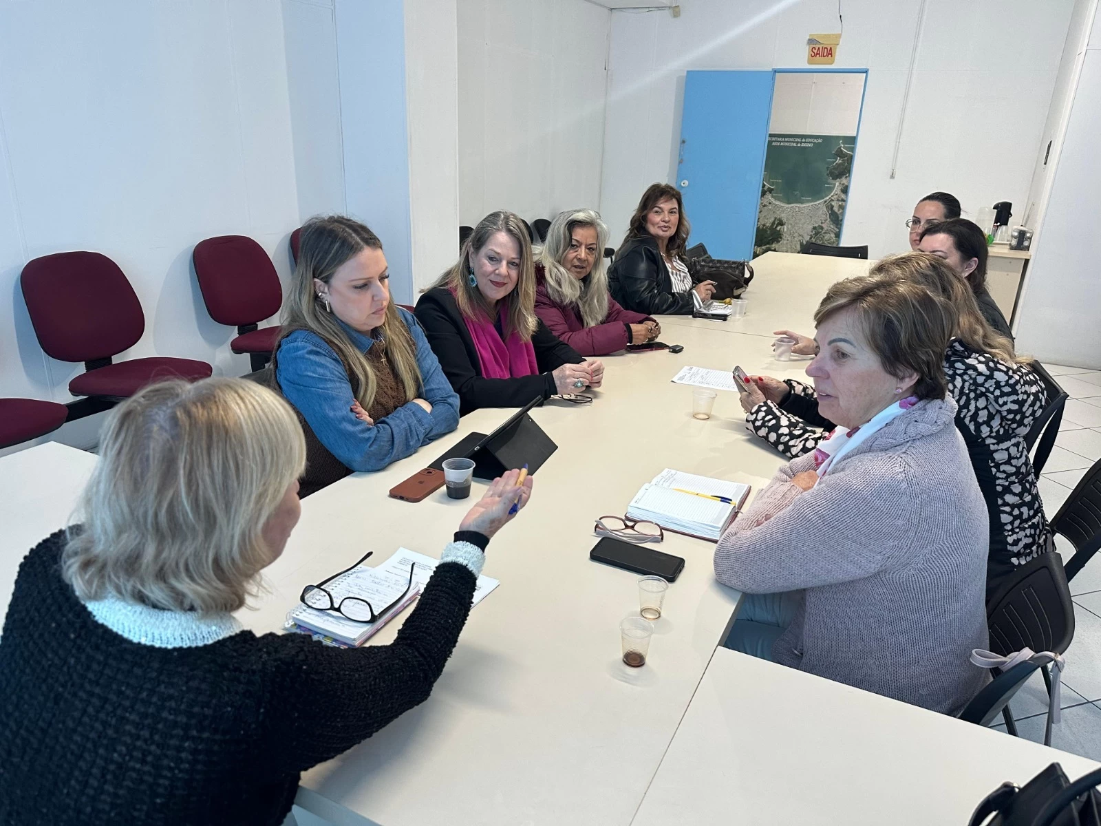 Vereadora Ciça Müller participa de reunião do Conselho da Mulher em Balneário Camboriú