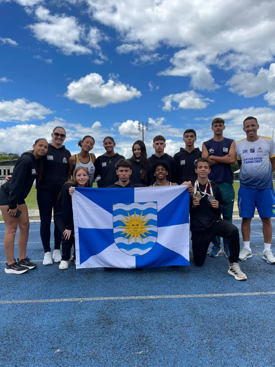 Atletismo de BC conquista cinco medalhas na Olesc em Timbó