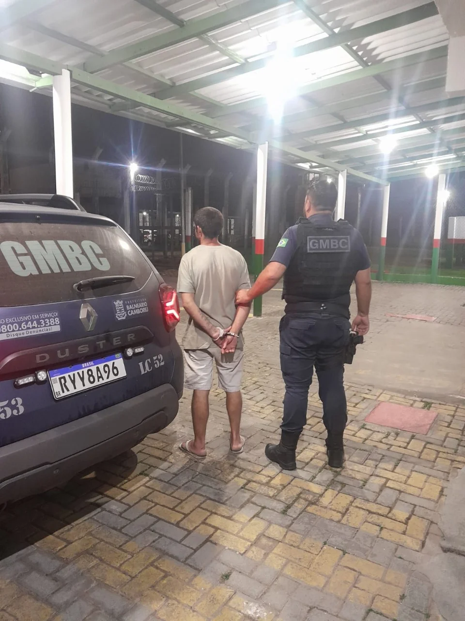 Foragido da Canhanduba é preso pela Guarda Municipal de Balneário Camboriú