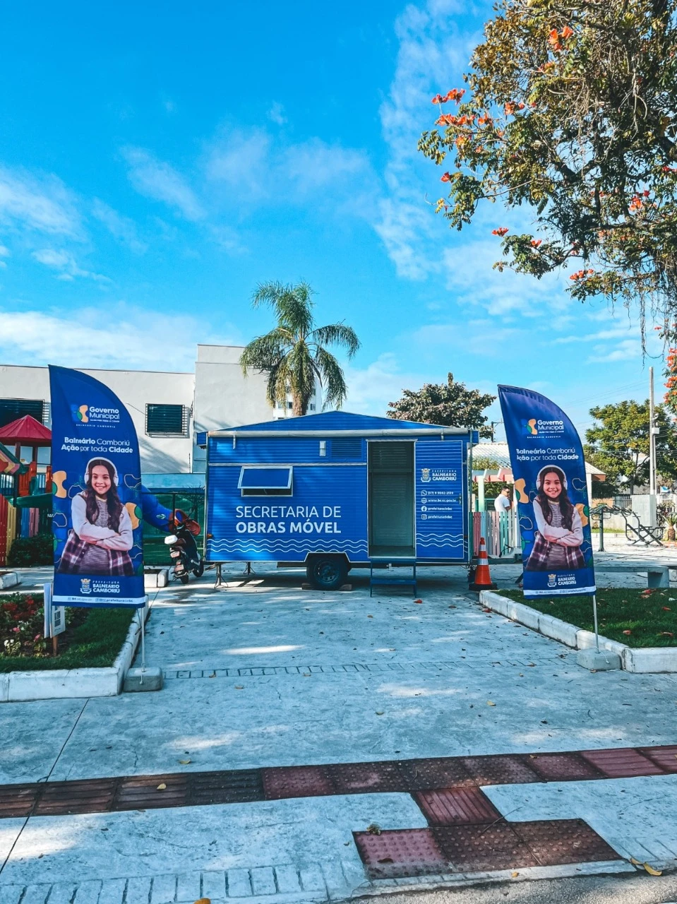 Secretaria de Obras Móvel atende no Bairro dos Estados em Balneário Camboriú