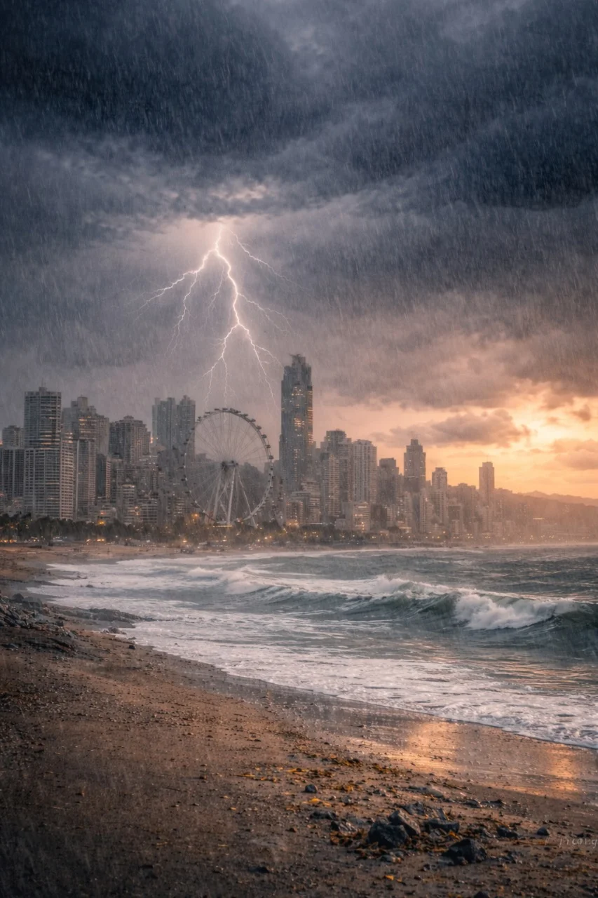 Calor e risco de temporais voltam a preocupar Balneário Camboriú e região