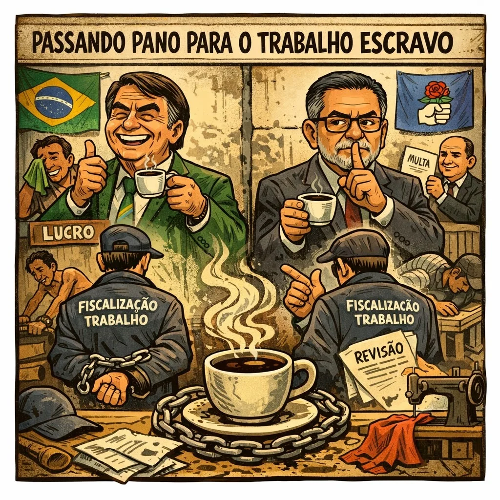 O café amargo do trabalho escravo