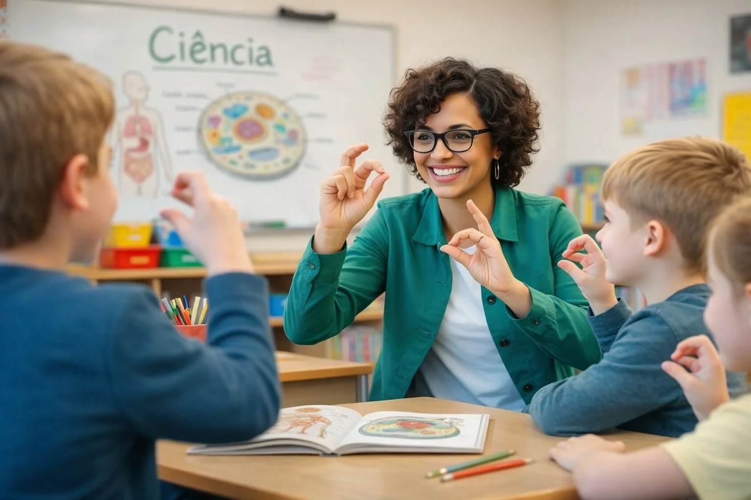 Professores criam primeiro glossário de Ciências em Libras