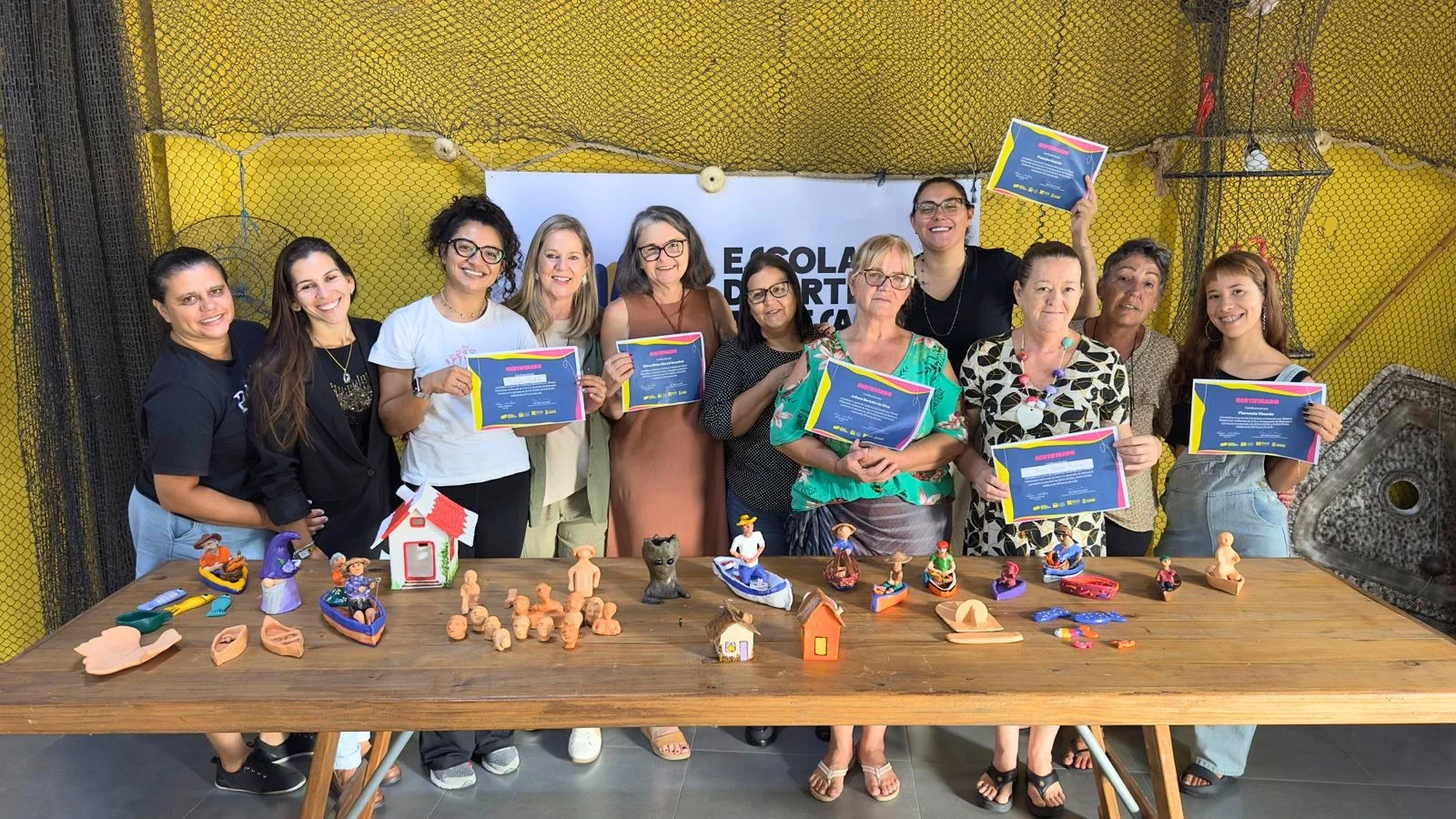 Após dez anos, Escola de Arte e Artesanato forma primeira turma em Balneário Camboriú